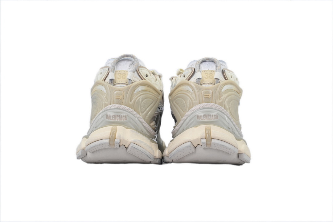 FC God Batch Balenciaga Runner Sneaker White Brown 772767 W3RNY 1205