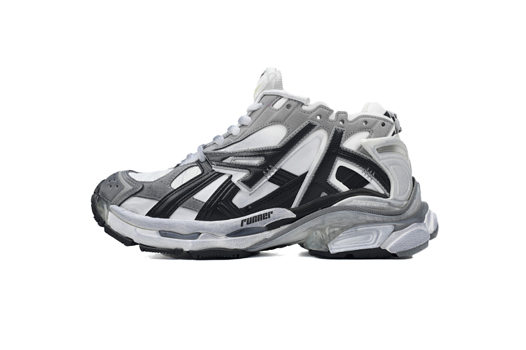 FC God Batch Balenciaga Runner White Black Gray  677402 W3RB2 9012