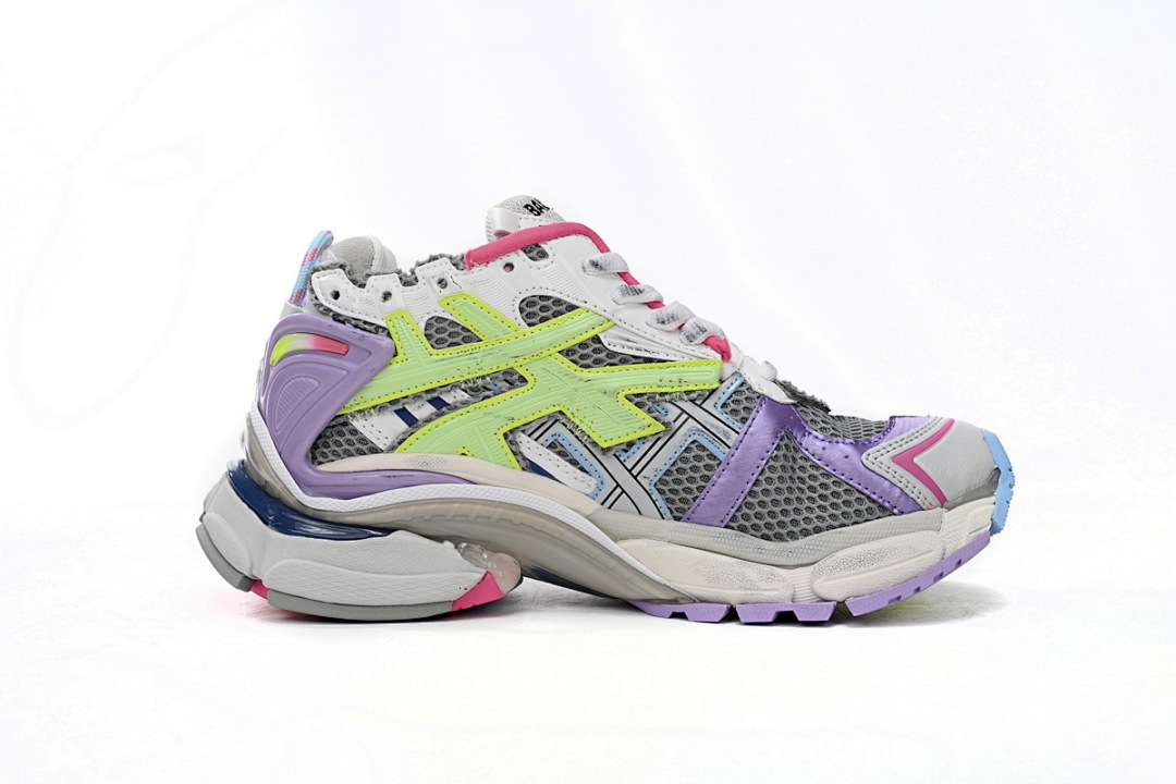 FC God Batch Balenciaga Runner White Yellow Purple 677402 W3RH5 0308 