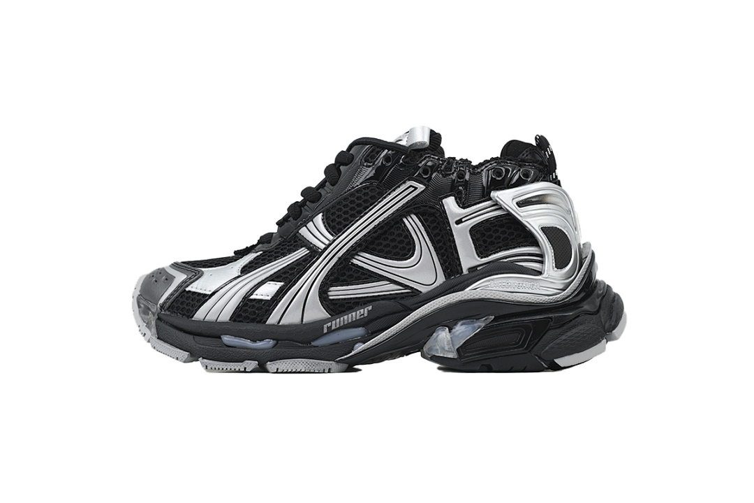 FC God Batch Balenciaga Runner Sneaker 'Black Silver'