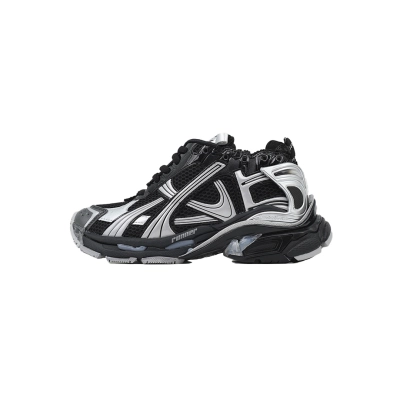 FC God Batch Balenciaga Runner Sneaker 'Black Silver' 01