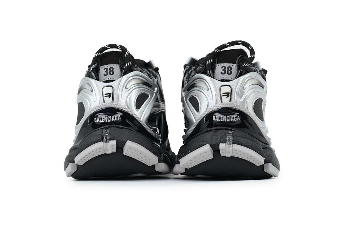 FC God Batch Balenciaga Runner Sneaker 'Black Silver'