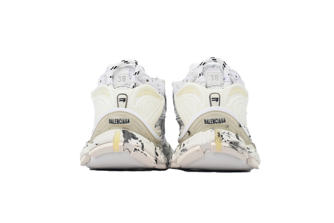FC God Batch Balenciaga Runner Sneaker White Graffiti 772767 W3RNY 2301