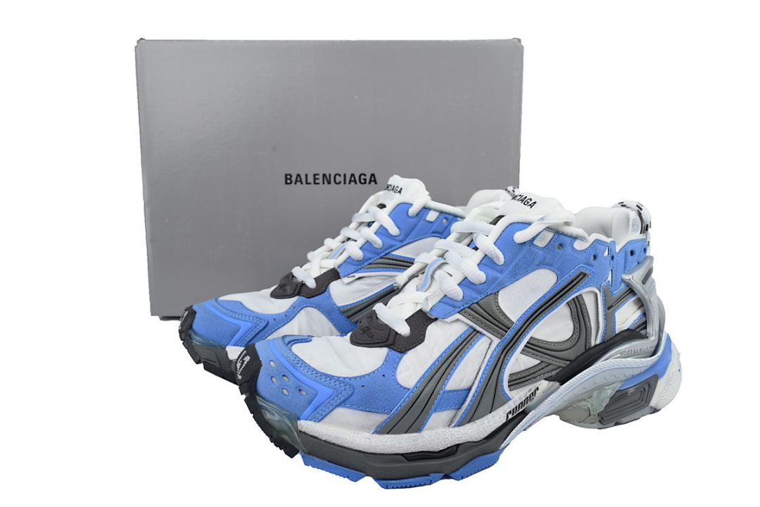 FC God Batch  Balenciaga Runner Sneaker 'Worn-Out - Blue Grey' 772774 W3RNY 4912