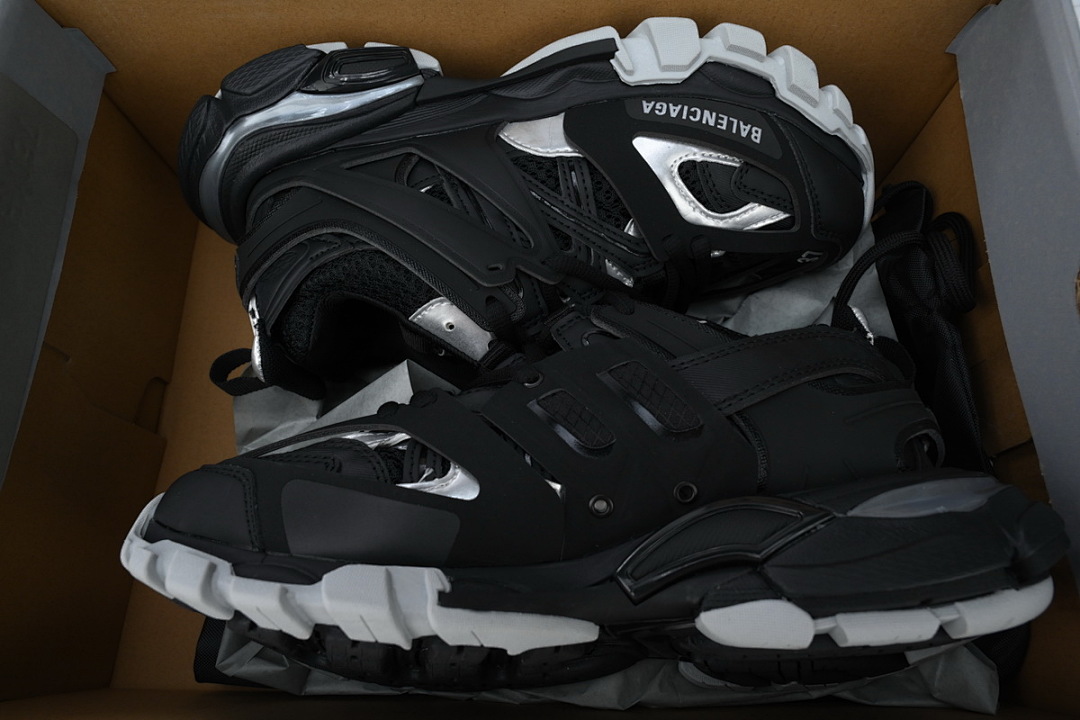 Balenciaga Track Sneaker Black Silver