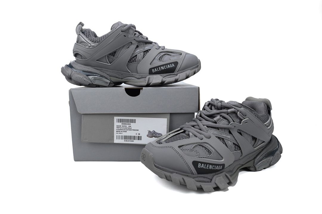  Balenciaga Track Sneaker Dark Grey 542436 W3FE3 1250