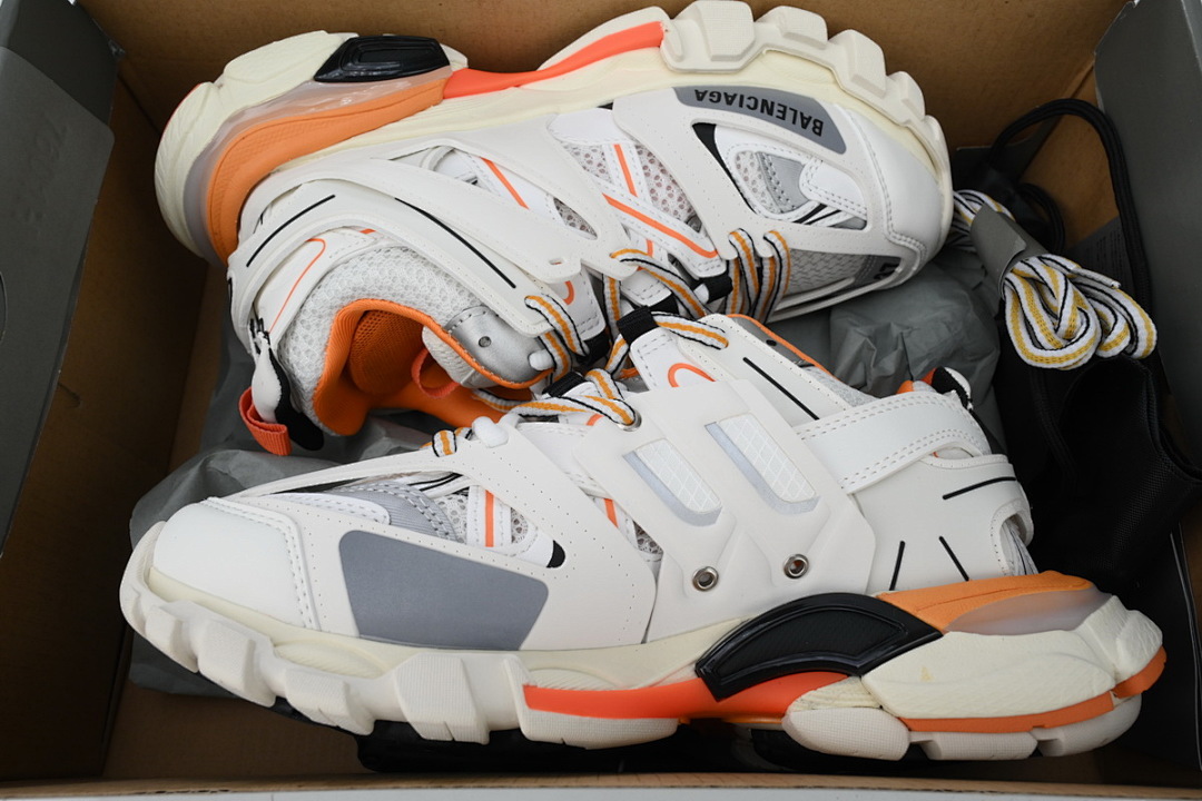 Balenciaga Track Sneaker White Orange