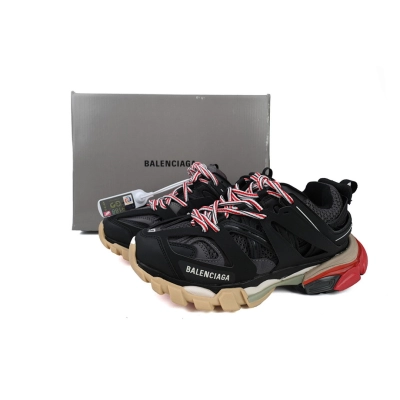 Balenciaga Track Sneaker Black and Red 02