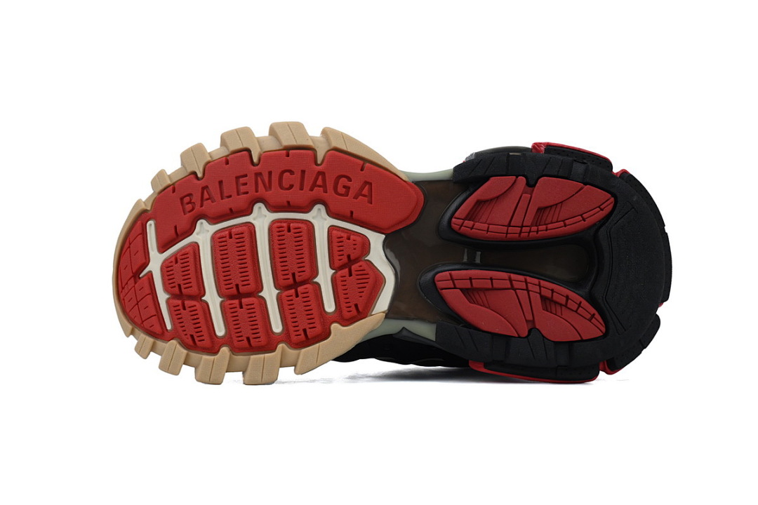 Balenciaga Track Sneaker Black and Red