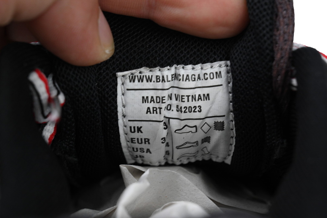 Balenciaga Track Sneaker Black and Red