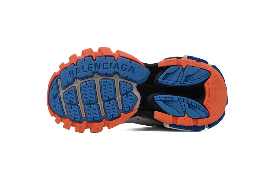 Balenciaga Track Sneaker White Blue Orange