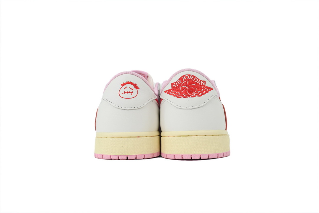 FC God Batch Travis Scott x Air Jordan 1 Retro Low OG 'Sail Tropical Pink' IQ7604-101 