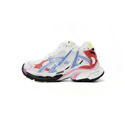FC God Batch Balenciaga Runner White Blue Red 677402 W3RB6 9645 01
