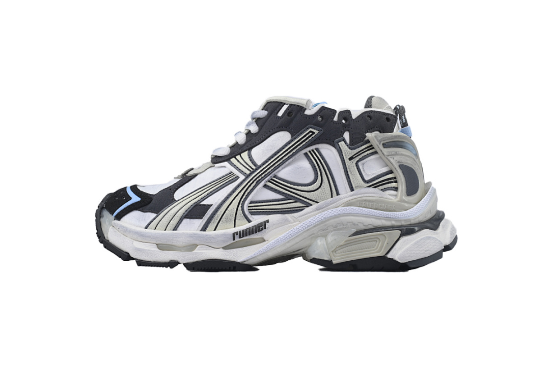 FC God Batch Balenciaga Runner Sneaker Lan Bai Hei  772767 W3RNY 0623