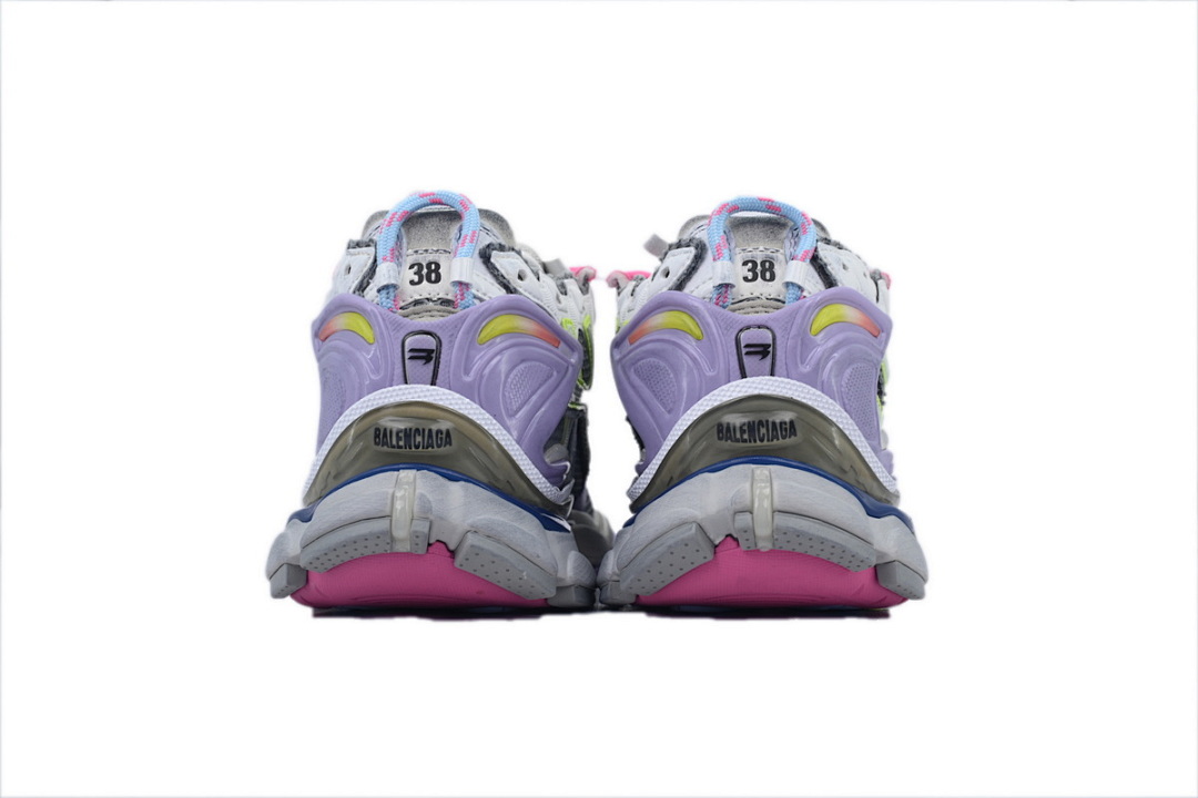 FC God Batch Balenciaga Runner Sneaker Pink Blue Purple 772767 W3RNY 0361