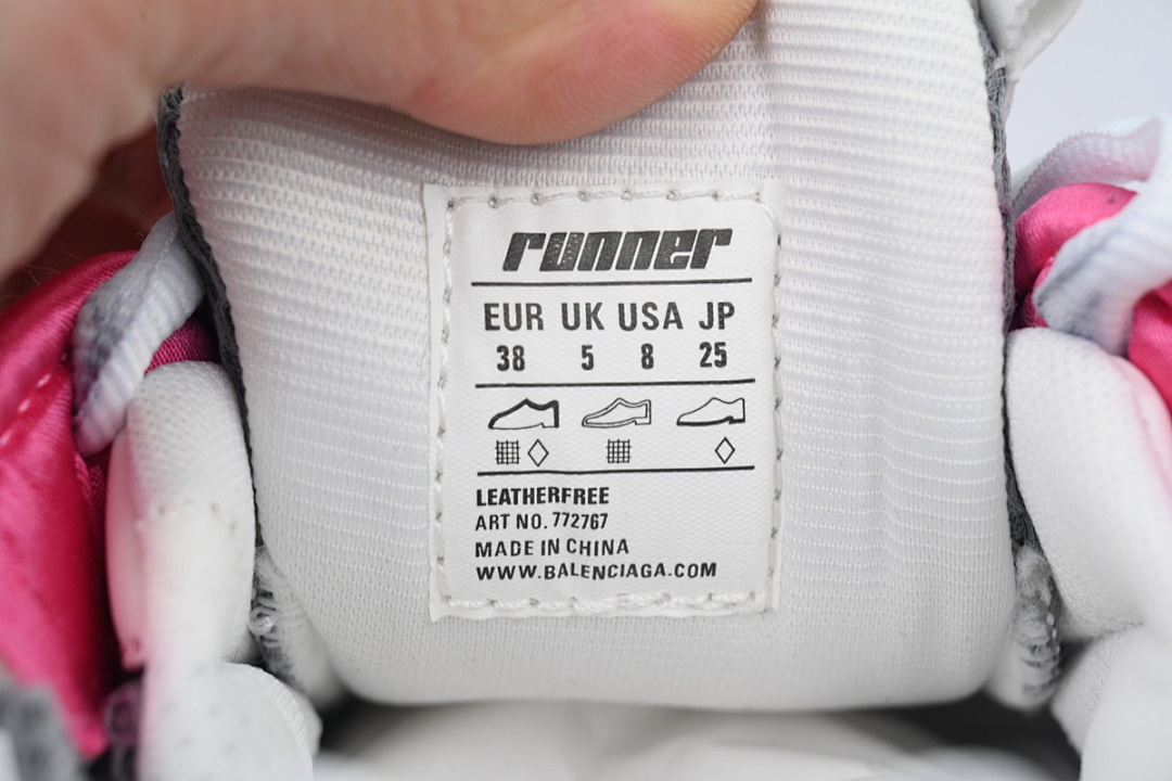 FC God Batch Balenciaga Runner Sneaker Pink Blue Purple 772767 W3RNY 0361