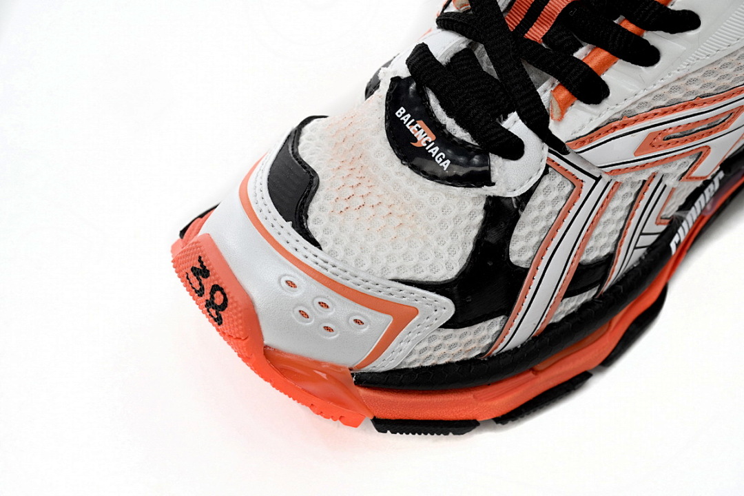 FC God Batch Balenciaga Runner White Orange Black 677402 W3RB7 9051 