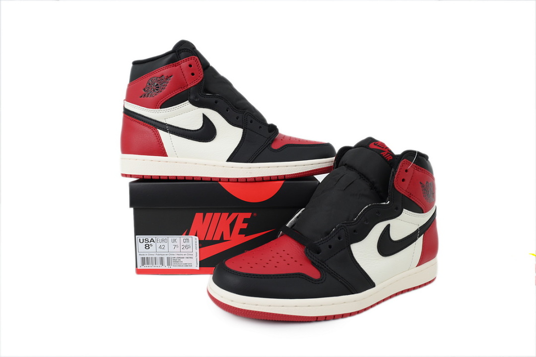 FC God Batch Air Jordan 1 High OG “Bred Toe”555088-610