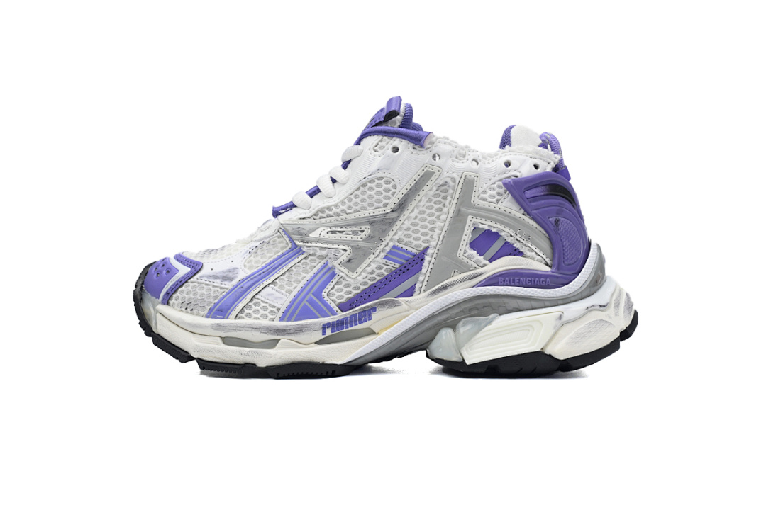 FC God Batch Balenciaga Runner White Purple 677402 W3RB2 5901