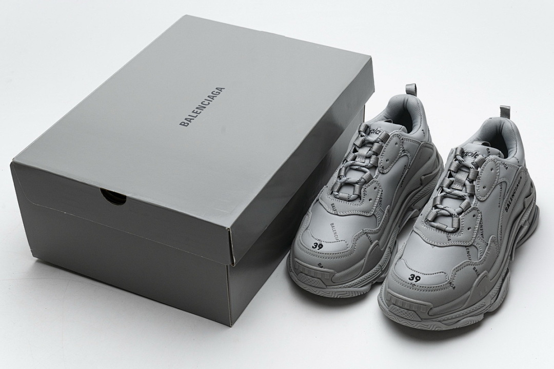 Balenciaga Triple S Grey Black 536737 W2FA1 1210 
