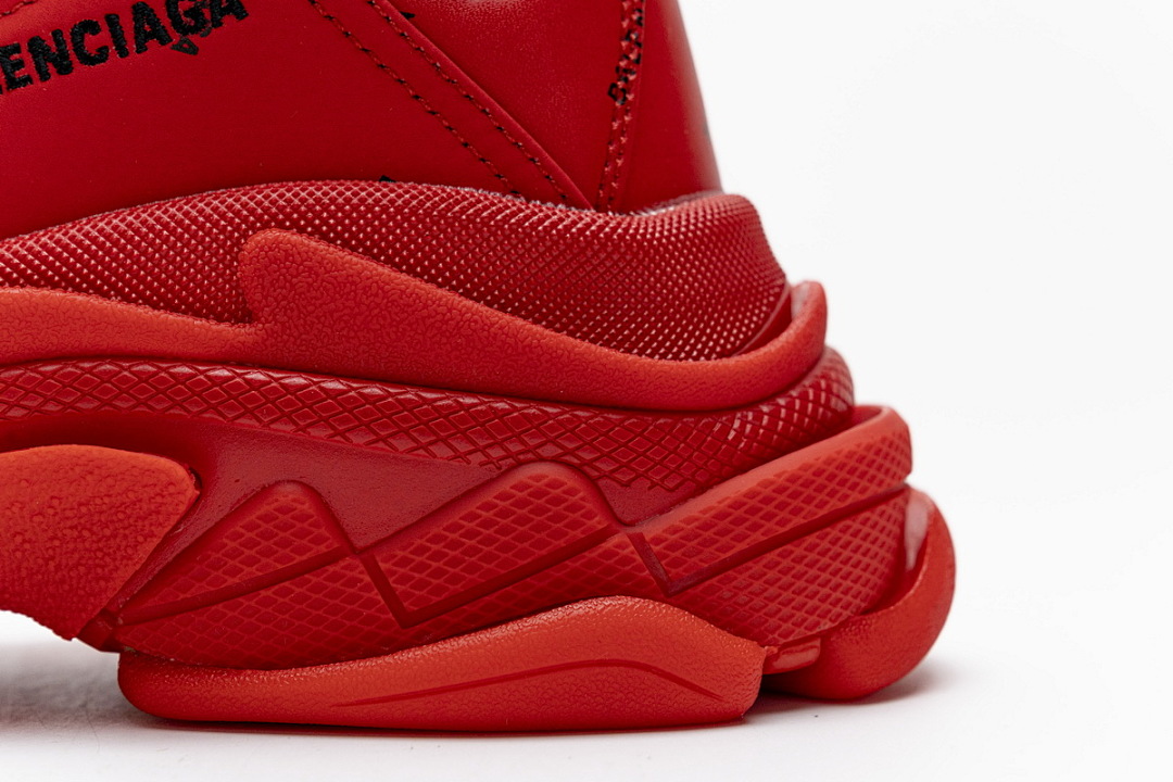 Balenciaga Triple S Letter Bright Red 524039 W2FA1 7632 