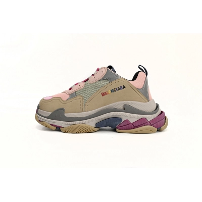 Balenciaga Triple S Grey Pink 490672 W09O5 1036  01