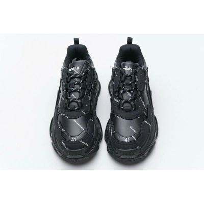  Balenciaga Triple S Black 524039 W06E2 2020 02