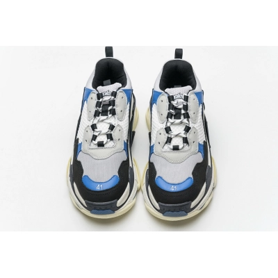 Balenciaga Triple S Black Grey Blue 541624 W06E2 7080  02