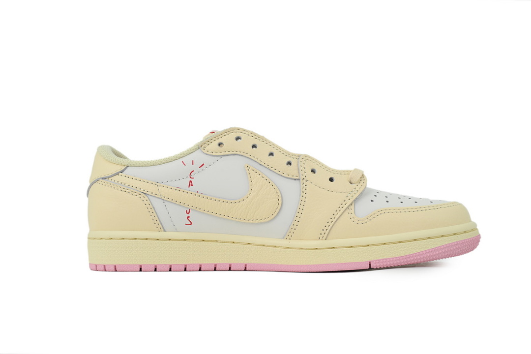 FC God Batch Travis Scott x Air Jordan 1 Retro Low OG 'Muslin Pink' IQ7604-100