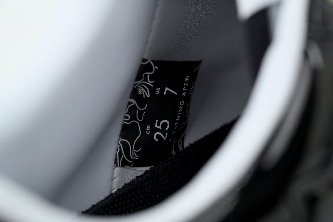  A Bathing Ape Black Light Gray OXZ-SHMX30-4911P