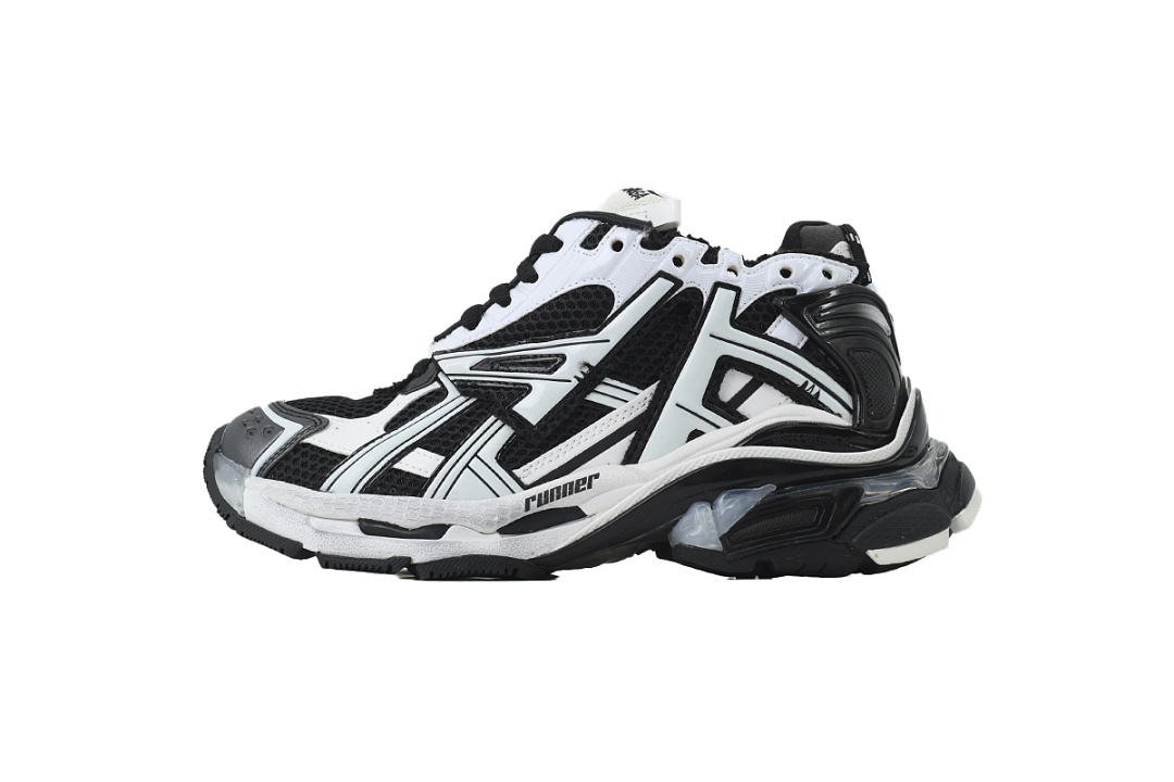 FC God Batch Balenciaga Runner Black White  677403 W3RB2 9010 (LED)