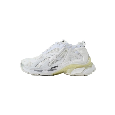 FC God Batch Balenciaga Runner All White 677402 W3RA1 9000  01