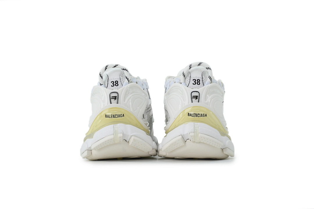 FC God Batch Balenciaga Runner All White 677402 W3RA1 9000 