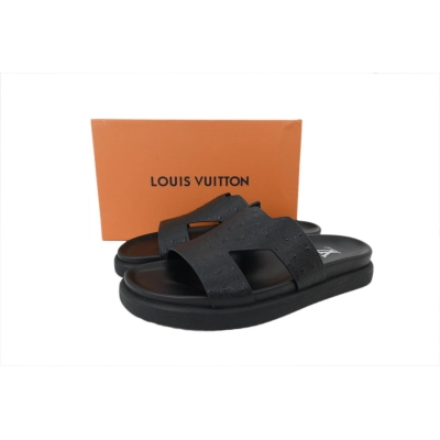 FC God Batch LOUIS VUITTON Oasis Mule Shoes Black 02