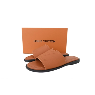 FC God Batch LOUIS VUITTON Portofino Shoes Brown 02