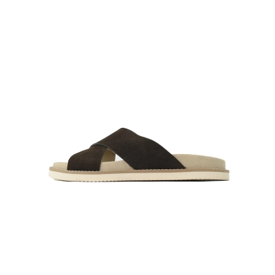  FC God Batch Brunello Cucinelli Suede Slide Sandals Coffee 01