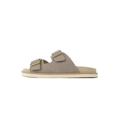 FC God Batch Brunello Cucinelli Suede Slide Sandals Beige 01