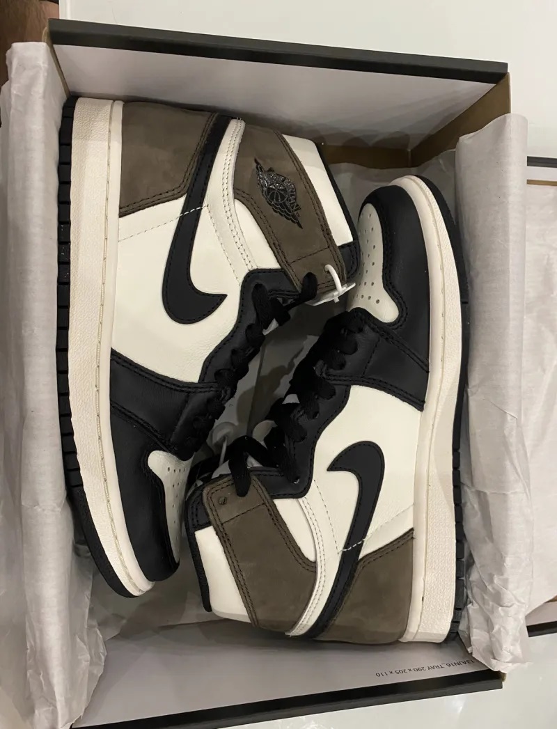  God Batch Air Jordan 1 Retro High Dark Mocha review h***i
