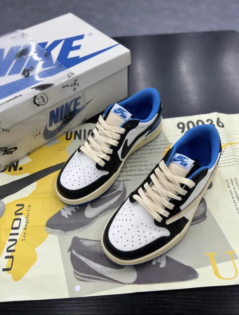 FC God Batch  Travis Scott x Fragment Design x Air Jordan 1 Low DM7866-140  review A****B