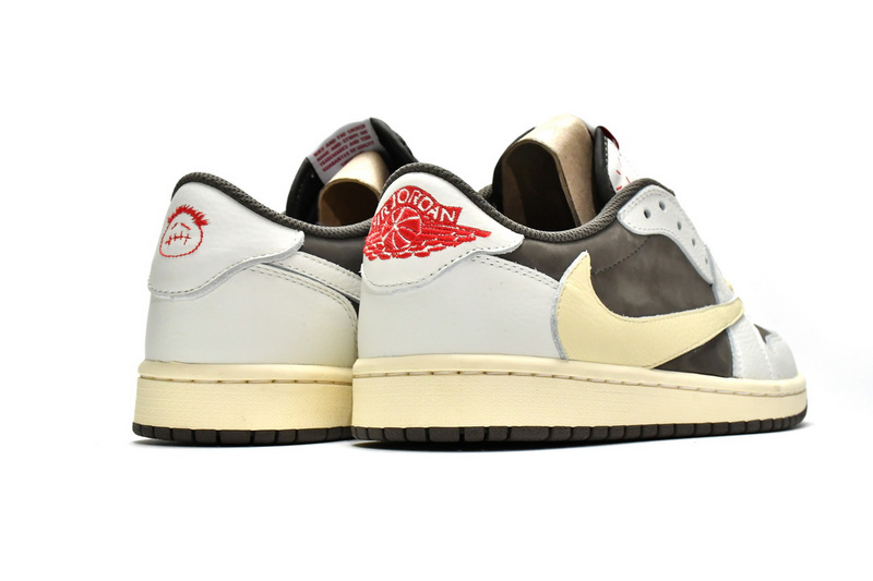 FC God Batch Travis Scott x Air Jordan 1 Low White Brown Barb DM7866-162  review F****m 00