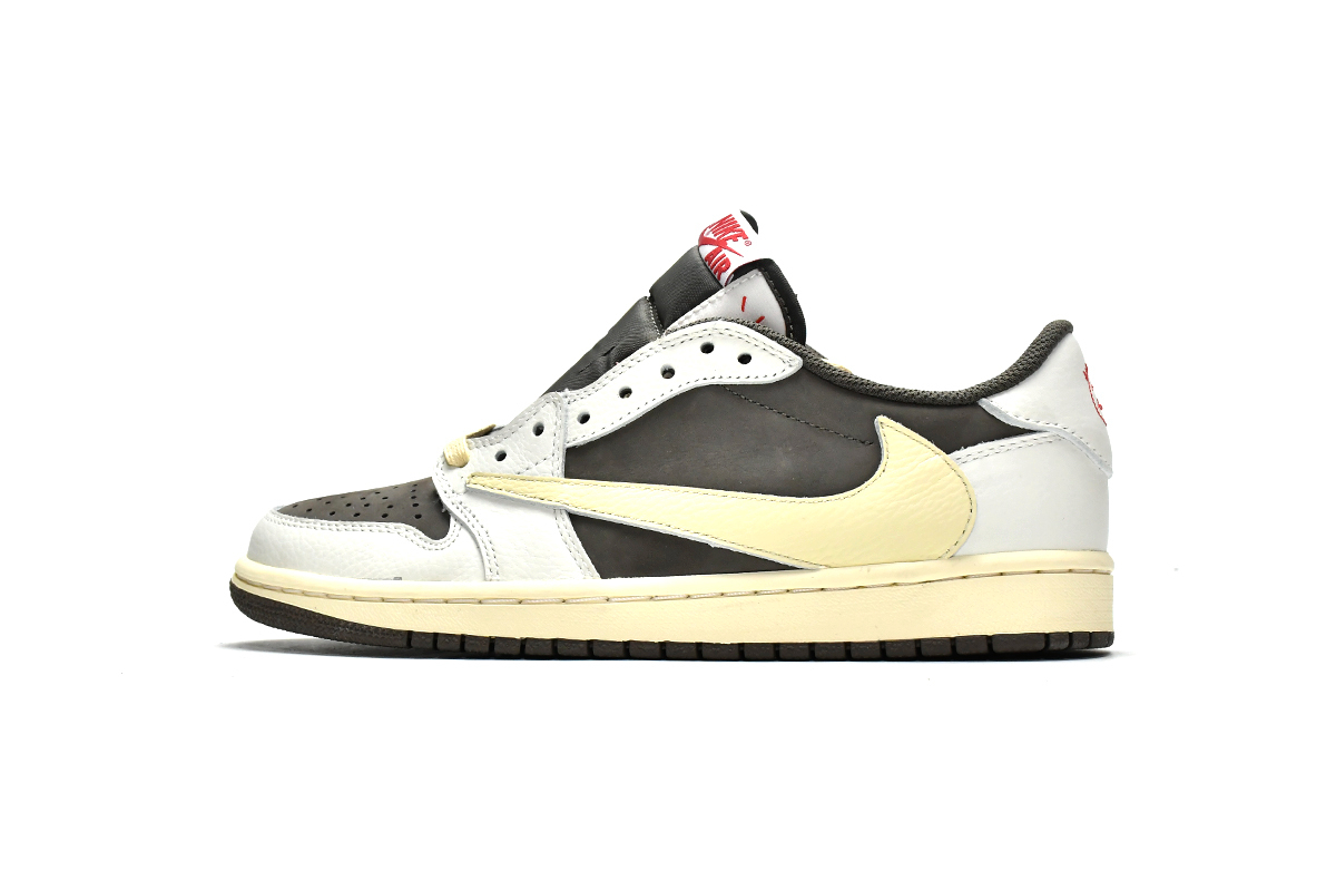 FC God Batch Travis Scott x Air Jordan 1 Low White Brown Barb DM7866-162  review V****o 00