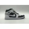 Bstsneaker- Air Jordan 1 Mid White Black (GS) 554725-113