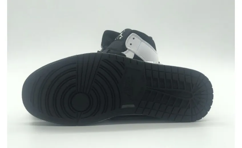 Bstsneaker- Air Jordan 1 Mid White Black (GS) 554725-113