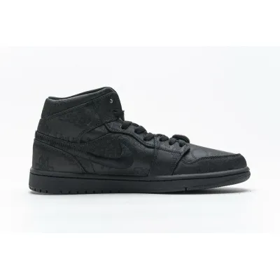   Air Jordan 1 Mid SE Fearless Black CU2804-300  02