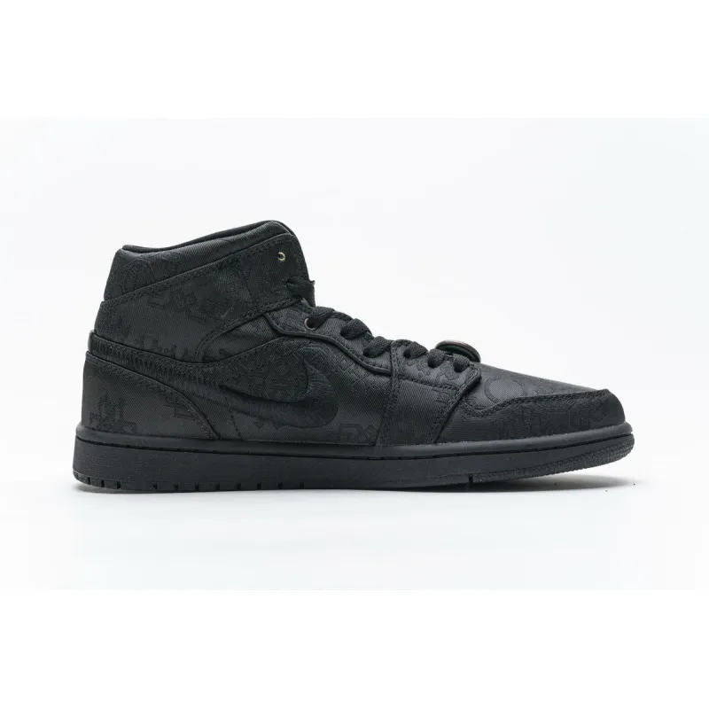   Air Jordan 1 Mid SE Fearless Black CU2804-300 