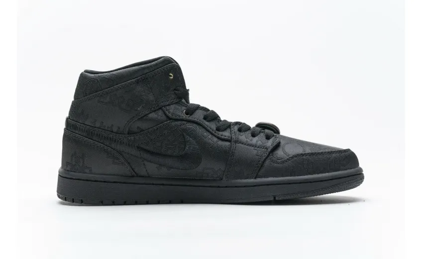 Bstsneaker-  Air Jordan 1 Mid SE Fearless Black CU2804-300 