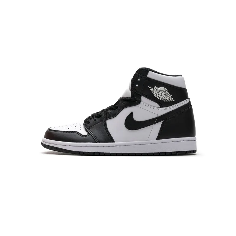   Air ordan 1 Retro Black White (2014) 555088-010 