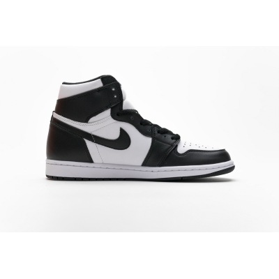   Air ordan 1 Retro Black White (2014) 555088-010 