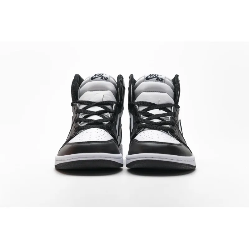   Air ordan 1 Retro Black White (2014) 555088-010 
