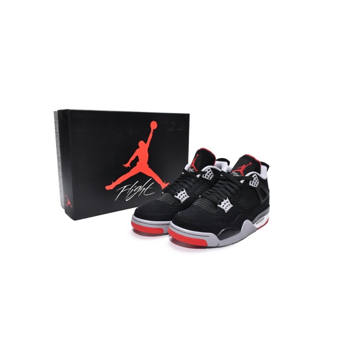 {Holiday Sale}Air Jordan 4 Retro Bred (2019) 308497-060